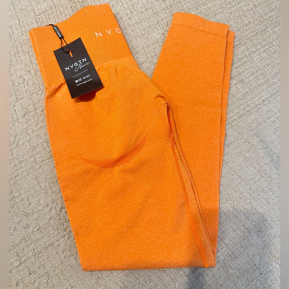 NVGTN Contour Seamless Leggings, color Burnt Orange